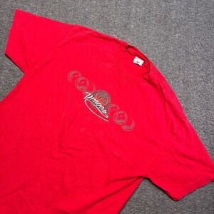 Vintage Dragon Alliance‎ T-Shirt Mens XL Red Graphic Short Sleeve Crew Neck 90s